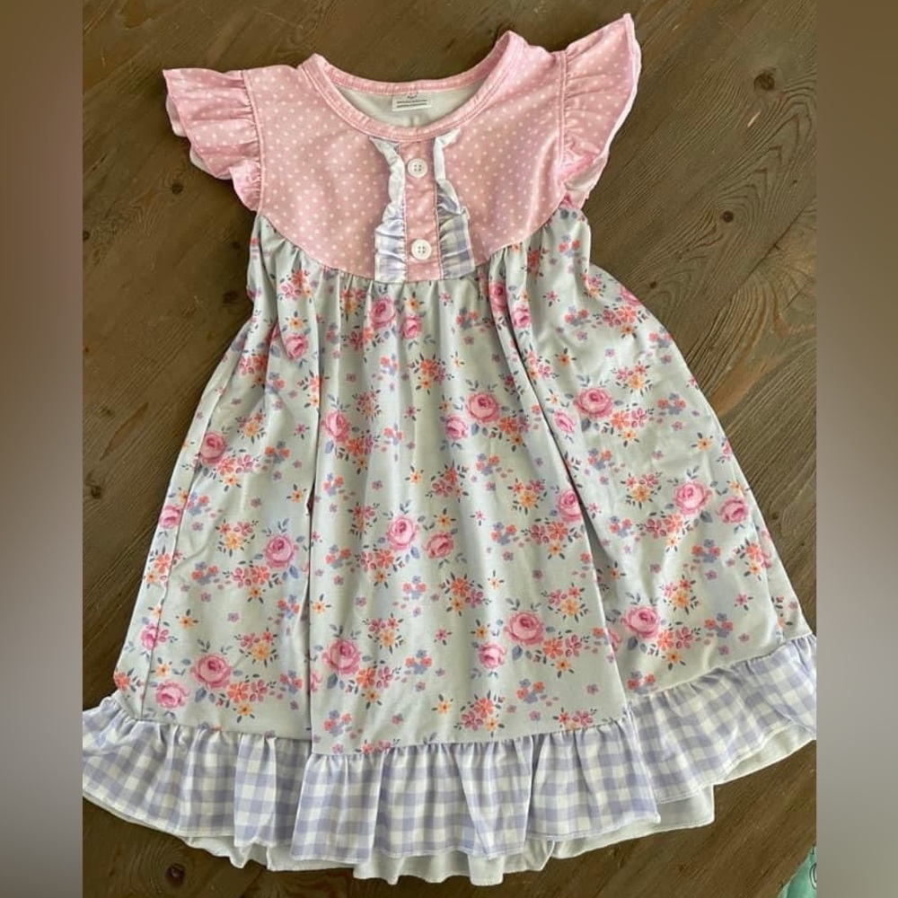 4T toddler girl boutique dress